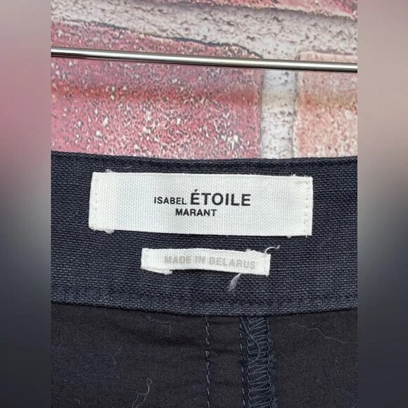 Isabel Marant Etoile Phil zip Patch Pocket Pant Size 34 US6 Faded Night - Picture 15 of 16